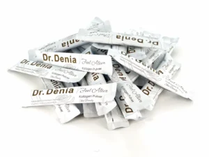 Kollagen Pulver in Portions-Sticks: je 10.000 mg Peptan® Fischkollagen mit Vitamin C, Zink und Hyaluronsäure